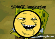 Spongebob Imagination GIF - Spongebob Imagination Savage GIFs