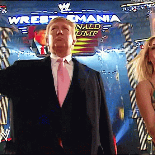 Donald Trump Entrance GIF - Donald Trump Entrance Wwe - Discover &amp; Share  GIFs