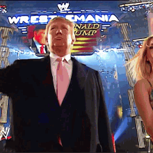 donald trump entrance wwe wrestle mania wrestling donald trump entrance wwe wrestle mania wrestling