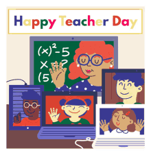 happy teachers day world teachers day thank you teachers virtual learning students