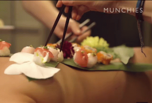 Body Platter GIF - Body Platter Sushi - Discover & Share GIFs
