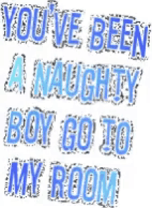 naughty boy go to my room naughty sparkle glitter