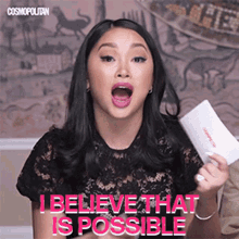 I Believe That Is Possible Lana Condor GIF - I Believe That Is Possible Lana Condor Possible GIFs