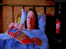 Eating In Bed Netflix And Chill GIF - Eating In Bed Netflix And Chill Weekend GIFs