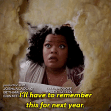 Community Shirley Bennett GIF - Community Shirley Bennett Ill Have To Remember This For Next Year GIFs