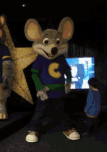 Chuck E Cheese Mouse GIF - Chuck E Cheese Mouse Dab GIFs