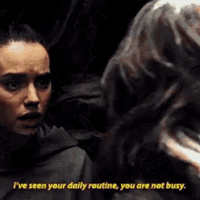 Daisy Ridley You Are Not Busy GIF - Daisy Ridley You Are Not Busy Star Wars GIFs