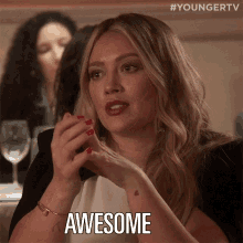 Awesome Sarcastic GIF - Awesome Sarcastic Hilary Duff GIFs