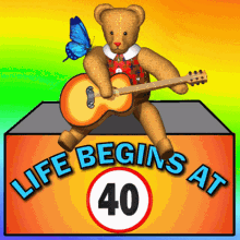Life Begins At40 Forty Years Old GIF - Life Begins At40 Forty Years Old Happy40th Birthday GIFs