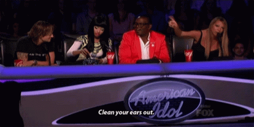 Nicki Minaj Ears GIF - Nicki Minaj Ears Clean It - Discover & Share GIFs