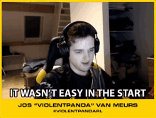 It Wasnt Easy In The Start Jos Van Meurs GIF - It Wasnt Easy In The Start Jos Van Meurs Violentpanda GIFs