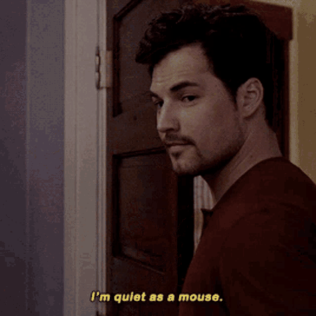 Korean Chapel enclosure Greys Anatomy Andrew Deluca GIF - Greys Anatomy Andrew Deluca Im Quiet As A  Mouse - Discover & Share GIFs