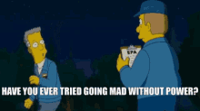 Simpsons Mad GIF - Simpsons Mad Power GIFs