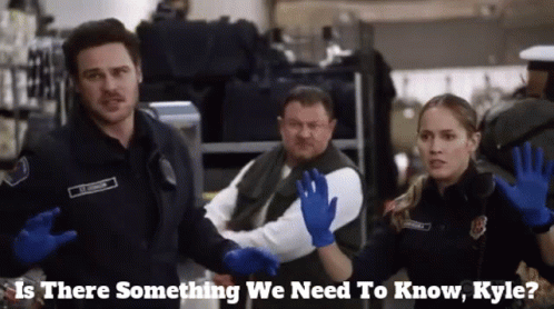 Station19 Jack Gibson GIF - Station19 Jack Gibson Is There Something We Need To Know Kyle GIFs