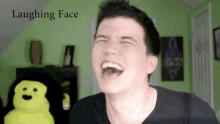 Laughing Aaron Burriss GIF - Laughing Aaron Burriss Youtuber GIFs