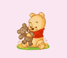 winnie the pooh cute hug winnie the pooh cute hug