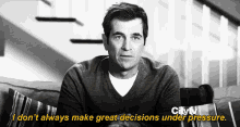 Don'T Always Make Great Decisions Under Pressure - Decisions GIF - Decisions Modern Family Ty Burrell GIFs