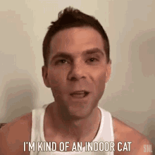 Im Kind Of An Indoor Cat Bill Hader GIF - Im Kind Of An Indoor Cat Bill Hader Saturday Night Live GIFs