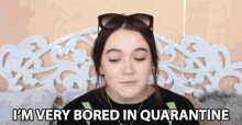 Im Very Bored In Quarantine Fiona Frills GIF - Im Very Bored In Quarantine Fiona Frills Frilliance GIFs