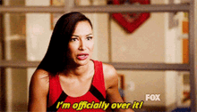 glee santana lopez im officially over it over it done