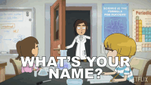 Whats Your Name Reagan Ridley GIF - Whats Your Name Reagan Ridley Inside Job GIFs