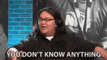 You Dont Know Anything Caleb Sullivan GIF - You Dont Know Anything Caleb Sullivan Myflintv GIFs