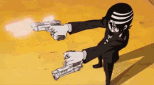 Kokichi Double Pistol GIF - Kokichi Double Pistol Anime GIFs