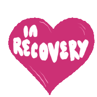 In Recovery Heart Sticker - In Recovery Recovery Recover Stickers