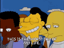 Lenny Worst Day Of My Life GIF - Lenny Worst Day Of My Life The Simpson GIFs