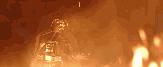 Kenobi Darth Vader GIF - Kenobi Darth Vader Fire - Discover & Share GIFs