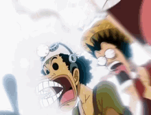 One Piece Luffy Sanji Usopp GIF - One Piece Luffy Sanji Usopp Falling From Sky Island GIFs