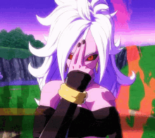 majin android21 power concentrate dragon ball super heroes