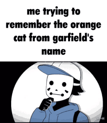 garfield mime and dash meme me trying to remember cat from garfields name