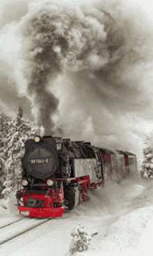 Winter Train GIF - Winter Train Smoke GIFs