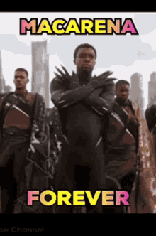 Macarena Black Panther GIF - Macarena Black Panther Wakanda GIFs