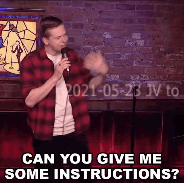 Can You Give Me Some Instructions Chris Turner GIF Can You Give Me