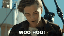 Woo Hoo Jack Dawson GIF - Woo Hoo Jack Dawson Leonardo Dicaprio GIFs