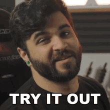 Try It Out Andrew Baena GIF - Try It Out Andrew Baena Give It A Try GIFs