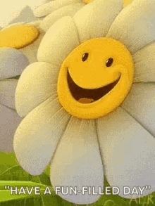 Have A Fun Filled Day Flower GIF - Have A Fun Filled Day Flower Wink GIFs
