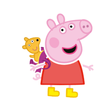 Peppa Pig Back To School Sticker - Peppa Pig Back To School Stickers