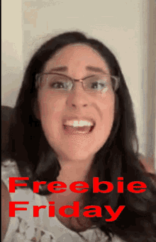 Freebie Friday Nicole Randall GIF - Freebie Friday Nicole Randall Happy GIFs