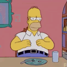 Me After Every Meal GIF - Fat Food Belly Homer GIFs