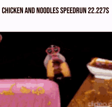 Real Mouth Asmr Speedrun GIF - Real Mouth Asmr Speedrun Chicken And Noodles GIFs