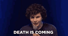 Death Simon Amstell GIF - Death Simon Amstell Death Is Coming GIFs