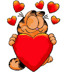 Muñecos De Amor GIF - Garfield Heart Love GIFs