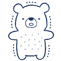 White Bear Sticker - White Bear Freeze Stickers