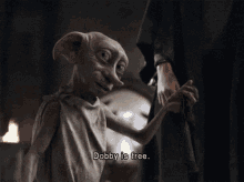 Harry Potter Dobby GIF - Harry Potter Dobby Dobby Is Free GIFs