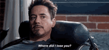 Tony Stark Where GIF - Tony Stark Where Lose GIFs