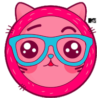 Cute Cat Mtv Miaw Brasil Sticker - Cute Cat Mtv Miaw Brasil Gato Bonitinho Stickers