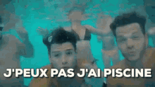 J'Peux Pas J'Ai Piscine GIF - Pool Party Jump GIFs